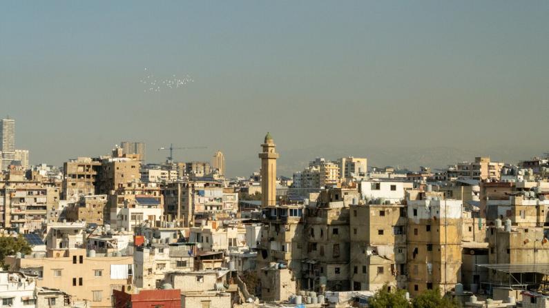 Blick auf Beirut, Hauptstadt des Libanon
