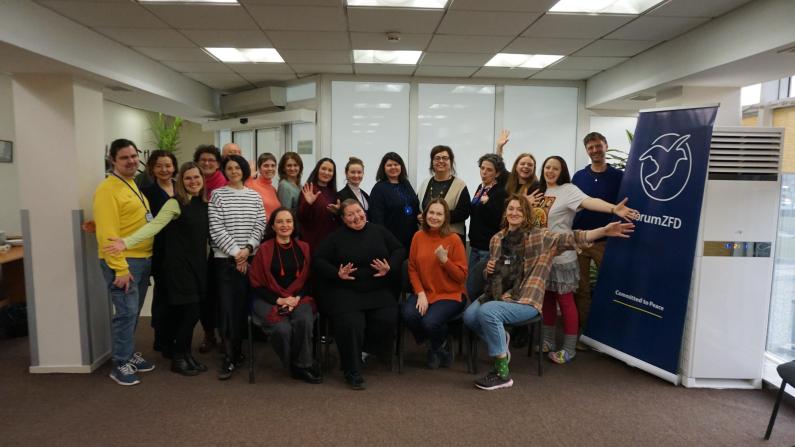 The Participants of the Workshop gather for a group picture.