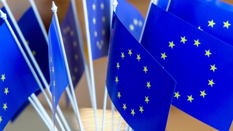 Europa-Flaggen f&uuml;r die EU-Wahl 2024