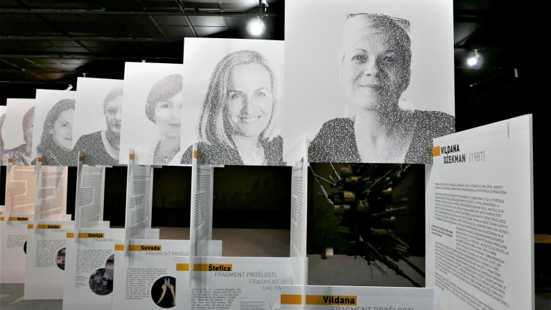 "This is special but also a dangerous exhibition”, said Srđan Puhalo