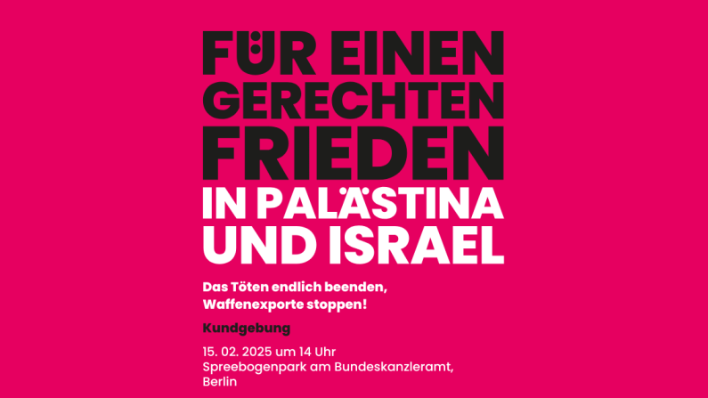 Für einen gerechten Frieden in Palästina und Israel - Kundgebung Berlin Für einen gerechten Frieden in Palästina und Israel - Kundgebung Berlin