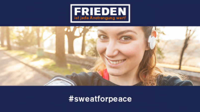 #sweatforpeace