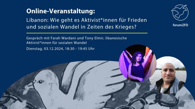 Libanon: Wie geht es Aktivisten für Frieden und sozialen Wandel in Zeiten des Krieges? Libanon: Wie geht es Aktivisten für Frieden und sozialen Wandel in Zeiten des Krieges?