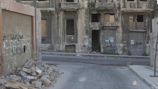 Destroyed Building in Beirut