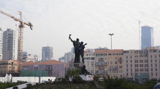 The Martyrs Square in Downtown Beirut