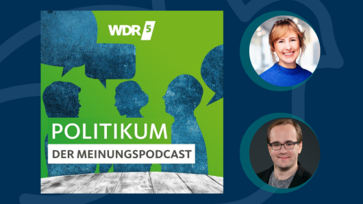 WDR5 Politikum: Imke Kerber und Max von Malotki