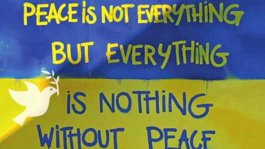Peace is not everything, but everything is nothing without peace