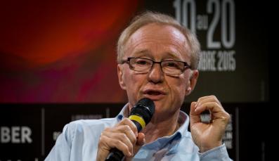 David Grossman bei einer Rede
