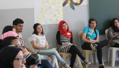 Training participants in the NOVA training