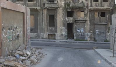 Destroyed Building in Beirut