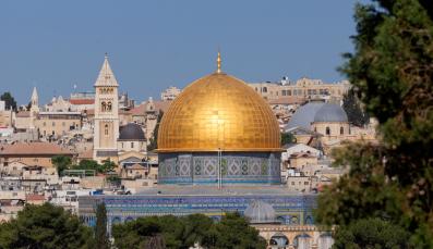 Der Felsendom in der Altstadt von Jerusalem