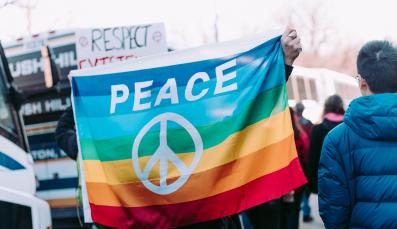 Symbolbild Peace Flagge