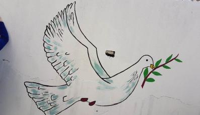 Peace Dove on the wall