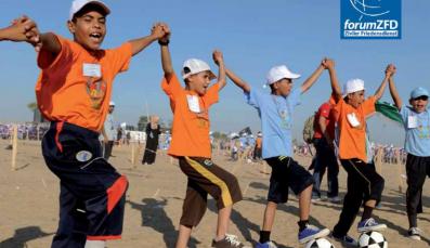 Sport fairbindet Titel des Bildungshefts