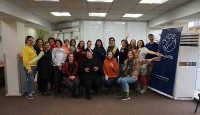 The Participants of the Workshop gather for a group picture.