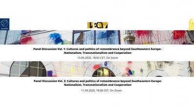 Tune in to our panel discussions on Cultures and Politics of Remembrance 10th and 11th of September
