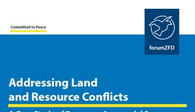 Cover page of Addressing Land and Resource Conflicts Study