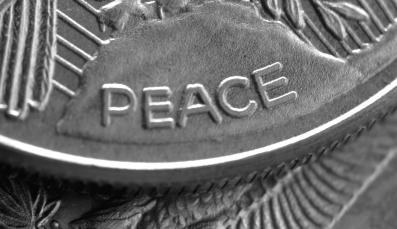 Peace Geldmünze