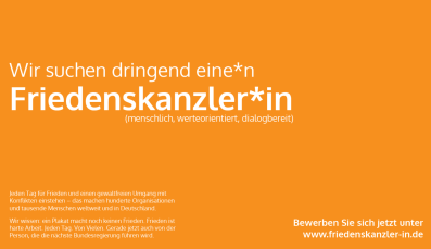 Friedenskanzler*in gesucht