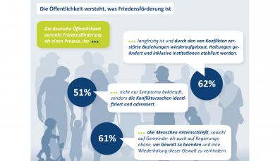 Infografik Friedensförderung