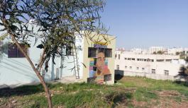 Jordanien Hauswand