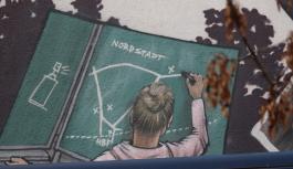 Ein Wandbild in der Hildesheimer Nordstadt