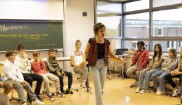 Workshop in einer Schulklasse
