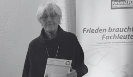 Portrait der verstorbenen Mechthild Schreiber 