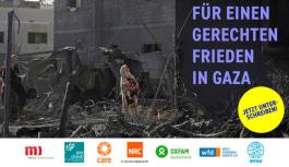 Petition F&uuml;r einen gerechten Frieden in Gaza