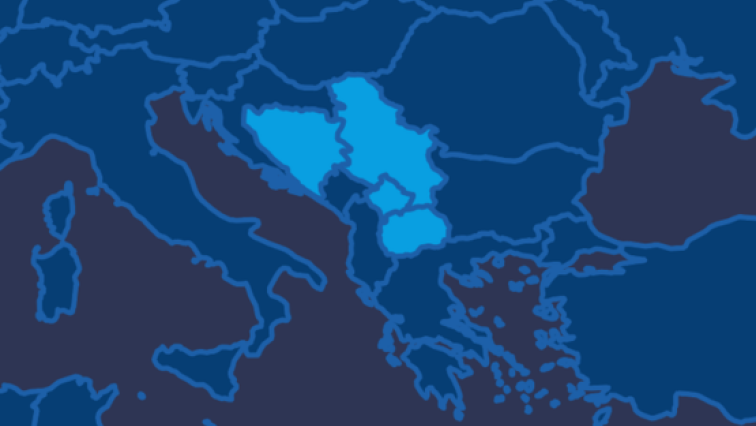 Karte des Westlichen Balkans