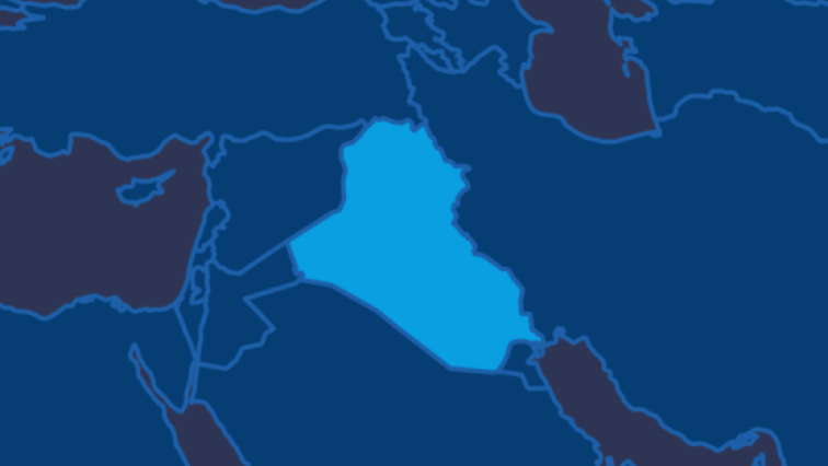 Karte des Irak