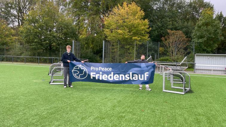 Banner Münsteraner Friedenslauf
