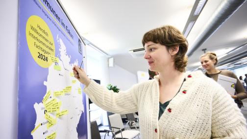 Bei der Interkommunalen Fachtagung kamen Menschen aus ganz Deutschland zusammen.